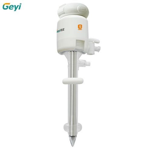 Trocar per laparascopia - Zhejiang Geyi Medical Instrument - a lama / con connettore per insufflazione / con palloncino