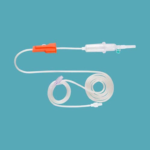 Set di infusione con camera di gocciolamento - IV-02 - Taizhou Safefusion Medical Instruments - con connettore a Y / con rubinetto / con componente senza lattice