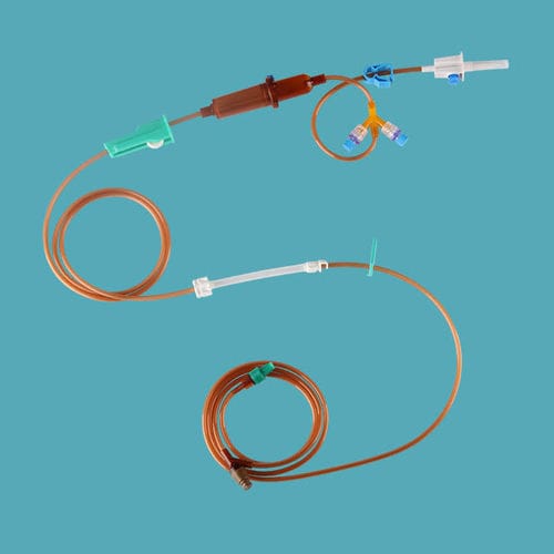 Set di infusione per chemioterapia - IVP-072 - Taizhou Safefusion Medical Instruments - con camera di gocciolamento / con connettore a Y / con rubinetto