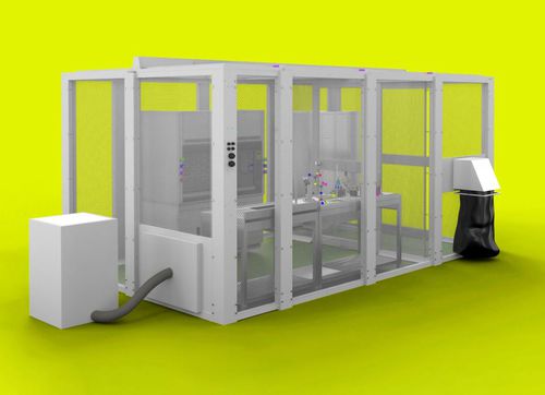 Sala di isolamento per laboratori farmaceutici - ISOLA LAB - MITEC - di biocontenimento / per ricerca medica / flessibile