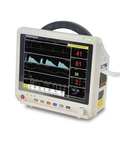 Monitor portatile per paziente - PM5000 - AvantSonic - da tavolo / su carrello / ECG