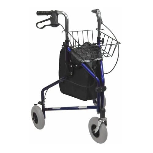 Deambulatore rollator a 3 ruote - R-3600 - Karman Healthcare - telaio in acciaio / con cestello / ad altezza regolabile