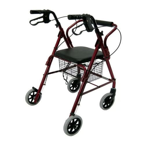 Deambulatore rollator a 4 ruote - R-4100N - Karman Healthcare - telaio in alluminio / con sedile / ad altezza regolabile