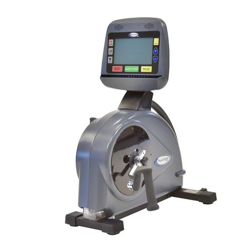 Pedalatore ergometrico per esercizi braccia e gambe - PhysioTrainer PRO - HealthCare International - in posizione seduta