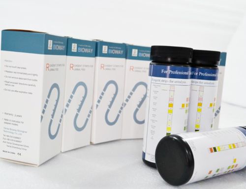 Striscia analitica per malattie renali - URS-4H - Bioway Biological Technology Co.,Ltd - di infezione delle vie urinarie / di pH / di glucosio