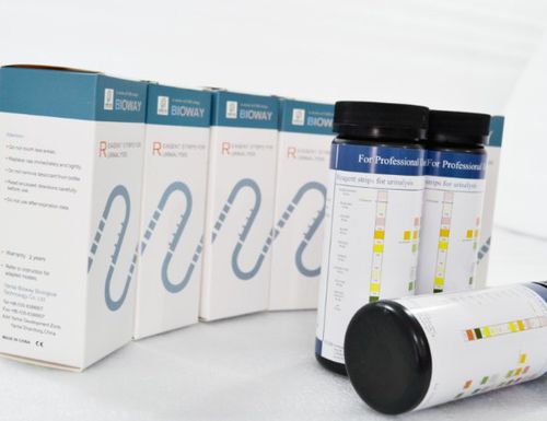 Striscia analitica per malattie renali - URS-4V - Bioway Biological Technology Co.,Ltd - di infezione delle vie urinarie / per malattie infettive / di pH