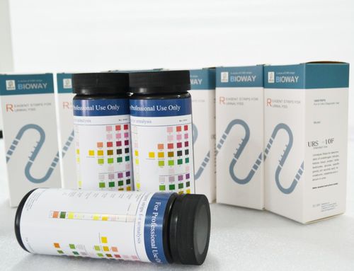Striscia analitica per malattie renali - URS-14H - Bioway Biological Technology Co.,Ltd - di infezione delle vie urinarie / per malattie infettive / di pH