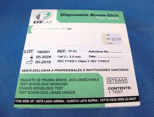 Kit di test di sterilizzazione - TP01 - EFELAB SRL - Bowie-Dick
