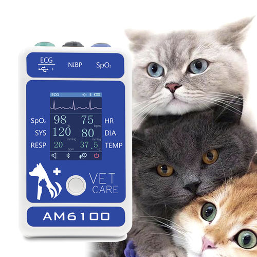 Monitor paziente veterinario - AM6100 - Shanghai Berry Electronic Tech Co.,Ltd - portatile / ECG / SpO2