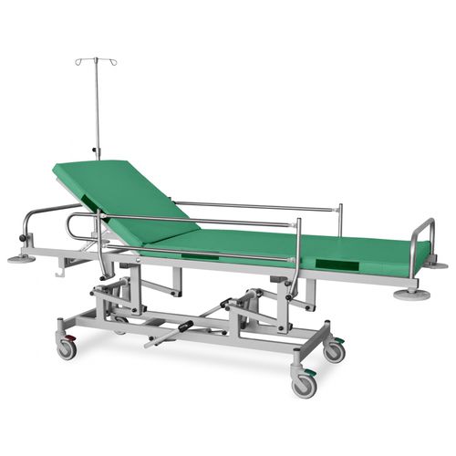 Barella con carrello passamalati - JWZ 01 - Juventas - idraulica / ad altezza regolabile / con schienale regolabile