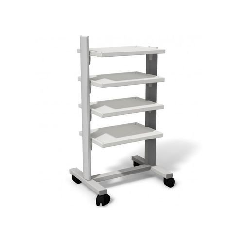 Carrello medico - STA 05 - Juventas - di trasporto / in alluminio / 4 ripiani