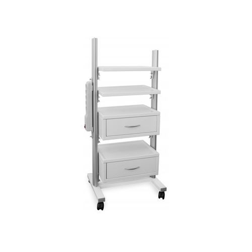 Carrello medico - STA 06 - Juventas - di trasporto / in alluminio / 2 cassetti