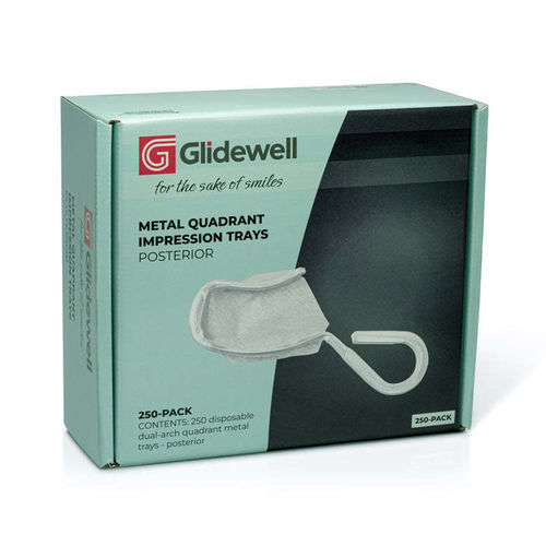 Cucchiaio d'impronta dentale inferiore - Metal Quadrant - Glidewell Direct - superiore / regolabile