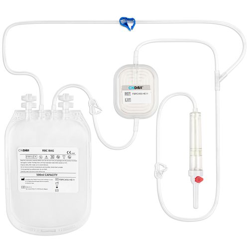 Filtro a borsa - FBRC450-HE10 - Guangzhou DaJi Medical Science and Technology Co., Ltd - per globuli rossi / per leucodeplezione / per banca del sangue