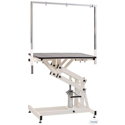 Tavolo per toelettatura elevabile - JE-03e - EVG - EdenVetGroom - idraulico
