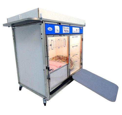 Gabbia veterinaria modulare - KC-01e - EVG - EdenVetGroom - con rotelle