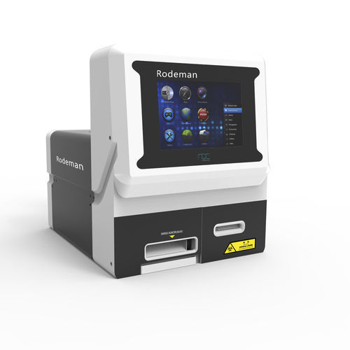 Sistema di etichettatura per tubi da laboratorio - Rodeman - Addcare - automatico