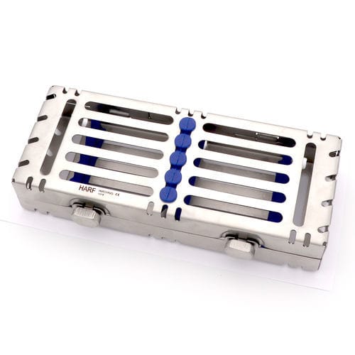Cassetta di sterilizzazione per strumenti odontoiatrici - IMDIN5 - HARFINS Instruments - in acciaio inossidabile