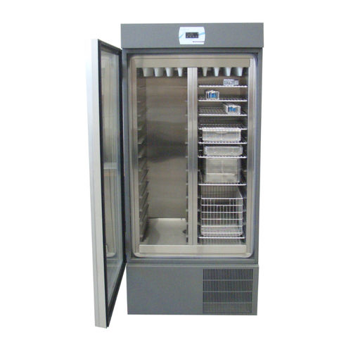 Armadio per asciugatura - DM Series - Steridium - da laboratorio / con ripiano / 2 porte