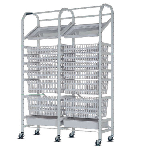 Armadio per ospedale - Modu-Stor - DSI  - con ripiano / con rotelle / modulare