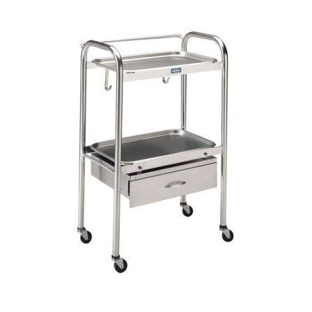 Carrello per sala operatoria - P Series - DSI  - per uso generale / per strumenti / in acciaio inossidabile