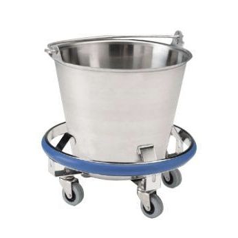 Porta-catino con rotelle - P-1020-SS - DSI  - in acciaio inossidabile