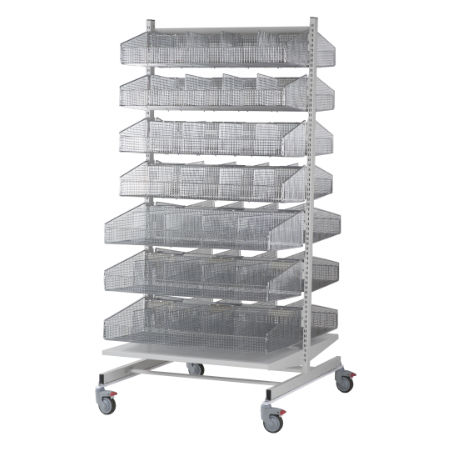 Scaffalatura modulare - DSI  - per contenitori / per biancheria / con griglia