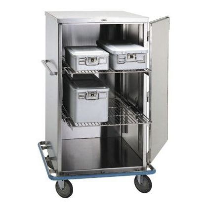 Carrello per dispositivi medici - CDS Series - DSI  - di stoccaggio / in acciaio inossidabile / con piano di appoggio