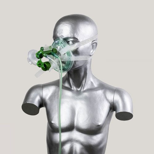 Maschera di ventilazione per ventilazione non invasiva - Compact-HAR III - HAROL Srl - Venturi / regolabile