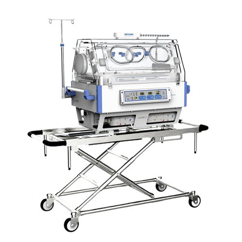Incubatrice neonatale di trasporto - AG-011A  - Jiangsu Aegean Technology - con rotelle / ad altezza regolabile