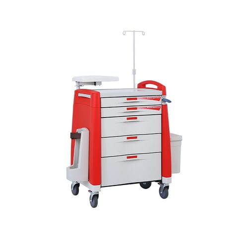 Carrello di emergenza - AG-ET004A1  - Jiangsu Aegean Technology - per defibrillatore / ausiliare / in alluminio