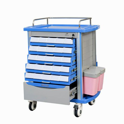 Carrello per farmaci - AG-MT011A1 - Jiangsu Aegean Technology - di distribuzione di farmaci / in alluminio / in plastica