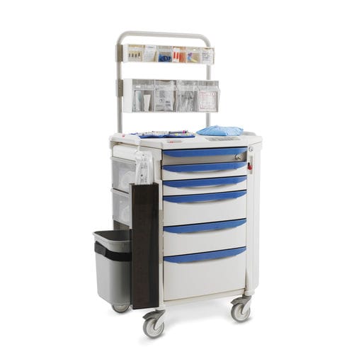 Carrello per anestesia - FLEXLINE - WEPPES Solutions - di trasporto / per rischi infettivi / di pulizia