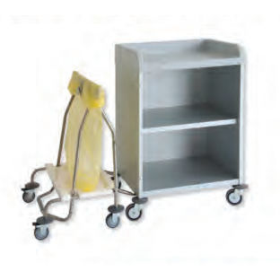 Carrello portabiancheria per sacchi sporchi - AISY-CLAP  - WEPPES Solutions - per sacchi puliti / medico / di pulizia