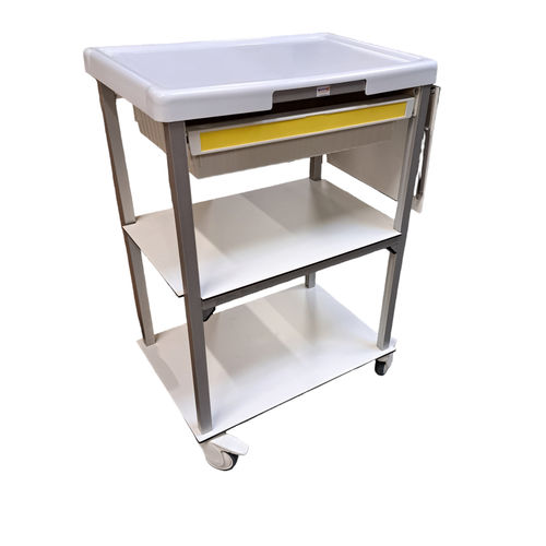 Carrello per trattamenti - WEELIGHT - WEPPES Solutions - in alluminio / con cassetti / modulare