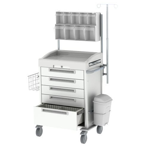 Carrello medico - JET'CART   - WEPPES Solutions - per uso generale / per trattamenti / portarifiuti