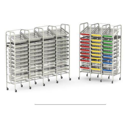 Scaffalatura modulare - WEERACK - WEPPES Solutions - per cestelli / mobile / con struttura aperta