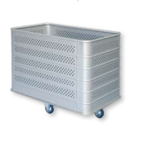 Carrello portabiancheria medico - AISY-LAUN - WEPPES Solutions - da trasporto / con grande scomparto