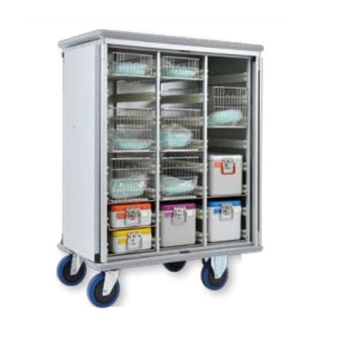 Armadio di sterilizzazione - 3165 CR - WEPPES Solutions - di distribuzione / per strumenti / con rotelle