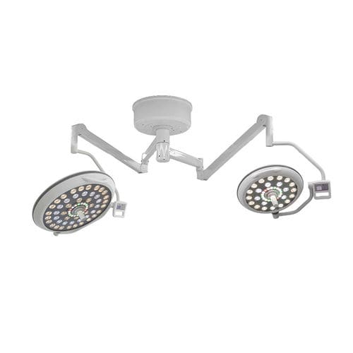 Lampada scialitica a soffitto - Power-LED Plus E700/500 - Nanchang Micare Medical Equipment - LED / veterinaria / 2 bracci