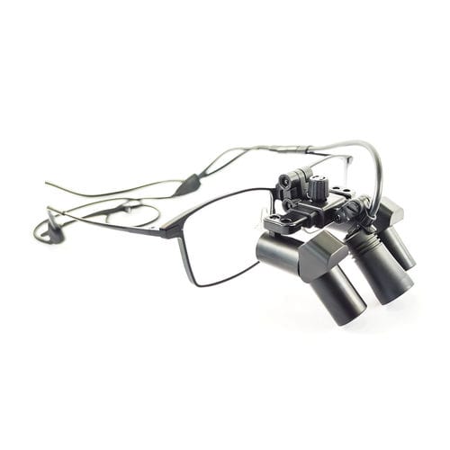 Occhiali binoculari con montatura - EFM-450X  - Nanchang Micare Medical Equipment - con lampada frontale