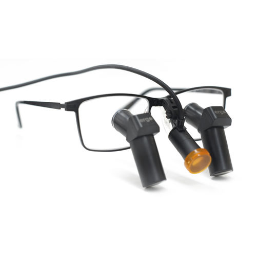 Occhiali binoculari con montatura - ENM450+MB JD2100 - Nanchang Micare Medical Equipment - con lampada frontale