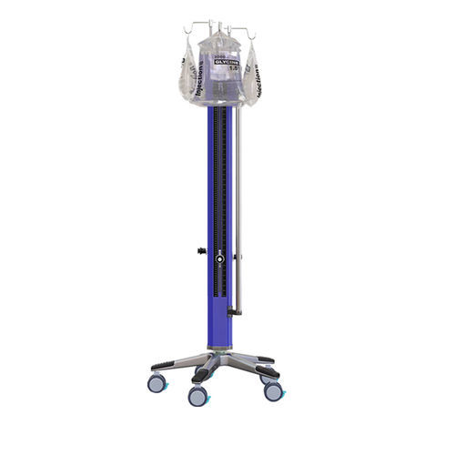 Asta portaflebo 4 ganci - MKA-052 - Nanchang Micare Medical Equipment - in alluminio / per tavolo operatorio / ad altezza regolabile