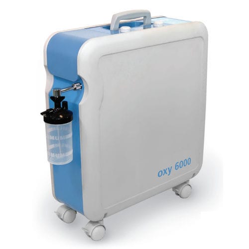 Concentratore di ossigeno medico - oxy 6000-6 - Bitmos GmbH - con rotelle / modulare
