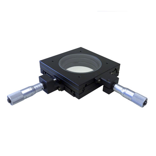 Tavola di guida per microscopio - 100-MS25-GAN - OPTO Germany - manuale / lineare / compatta