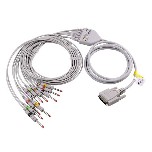 Cavo ECG per Schiller - OEM-Part-012-0700-00 7517,7514, 7705,7706 - Med-link Electronics Tech - per GE Healthcare / per Cardioline / per Fukuda Denshi