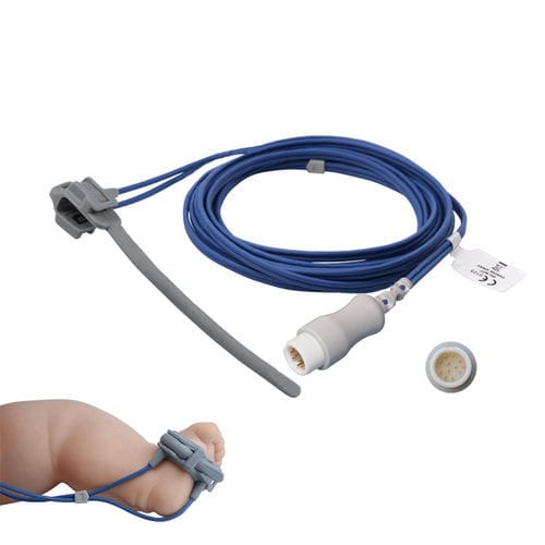 Sensore SpO2 per piede - S0014I-L - Med-link Electronics Tech - per riflettanza / lavabile / riutilizzabile