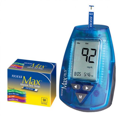 Glucometro con penna pungidito - Nova Max® Plus - Nova Diabetes Care - senza codice