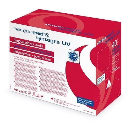 Guanto senza lattice - syntegra UV - Sempermed Industrial - in poliisoprene / per chirurgia / senza polvere