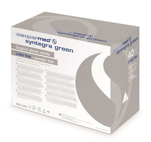 Guanto senza lattice - syntegra green - Sempermed Industrial - in poliisoprene / per chirurgia / senza polvere